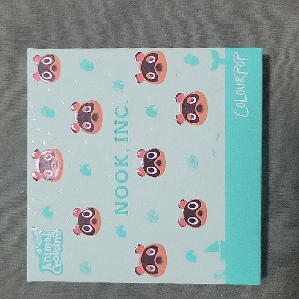Colourpop animal crossing Nook, Inc. Eyeshadow quad